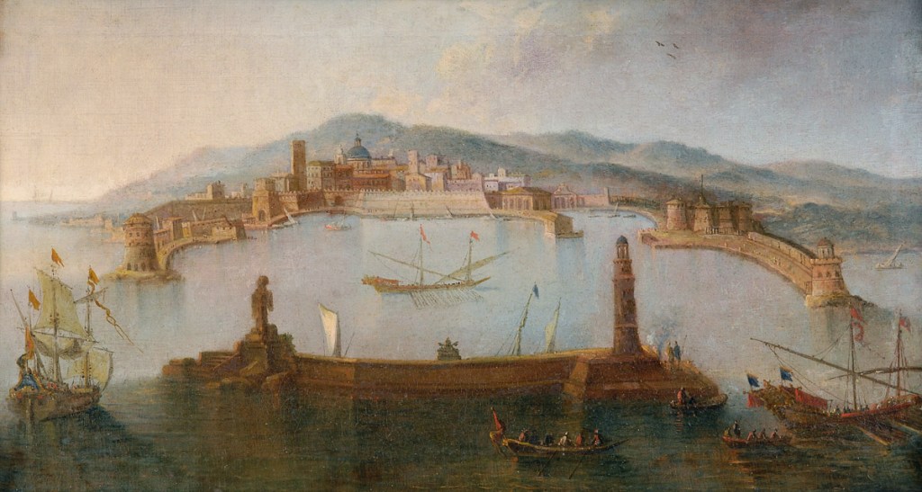 Porto di Civitavecchia - raffigurazione antica