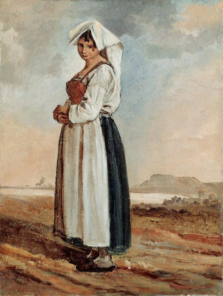 Ritratto di una popolana con abiti laziali