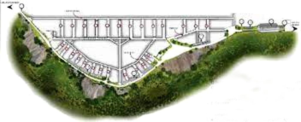 Schema planimetrico della rete di gallerie del Monte Soratte
