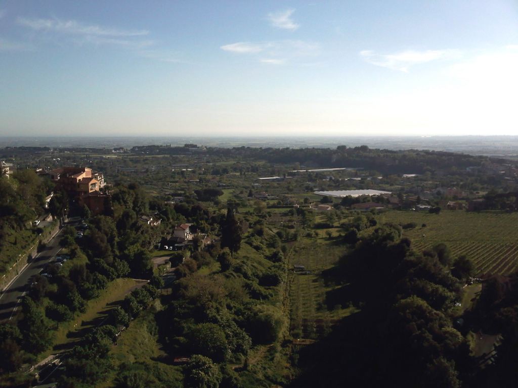 Ariccia - Panoramica su Vallericcia